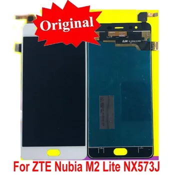 Nejlepší Pracovní Originální LCD Display Touch Screen Digitizér Montáž + rámeček Pro ZTE Nubia M2 Lite / M2 Mládež NX573J Sklo, Senzor