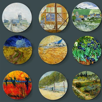 Nizozemsko Post-impresionismu olejomalba Nástěnné Desky Van Gogh Keramické Desky Ozdoby Nástěnné Dekorativní Pozadí