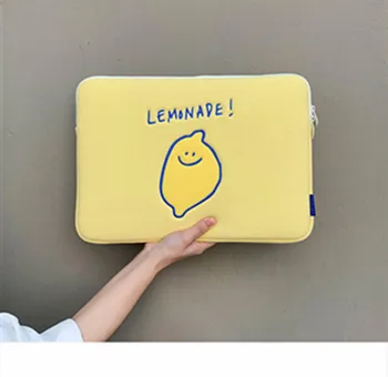 Notebook Tablet Pouzdro Storage Bag pro 11 13 15 Palcový Ipad Holky Ipad Ochranné Fólie Sleeve Pouzdro Student Bavlněné Podšívce Notebook Kabelku