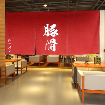 Nová černá/Červená /Modrá Japonské Ramen Zavěšení Odstín Japonské RAMEN Shop Půl Pověsit Závěs IZAKAJA Banner Japonské Dekorace Závěs