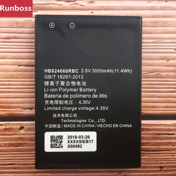 Nové 3000mAh HB824666RBC Baterie Pro Huawei E5577 E5577Bs-937 Dobíjecí Li-ion Vestavěný Mobilní Telefon Baterie