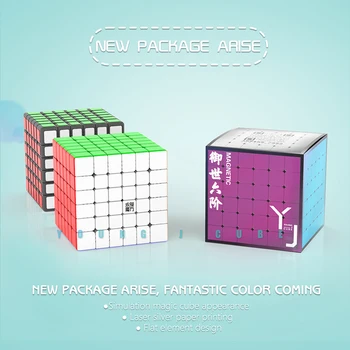 Nové Horké Yongjun YJ Yushi 6x6x6 V2M Magic Magnetické v2 M Cube Profesionální Magnety Rychlost 6X6 Puzzle Cubo Magico Vzdělávací Hračky Děti