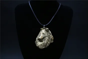 Nové Módní Hrubé Kolie pes Přívěsek šperky Populární Shetlandský Ovčák přívěšek na Klíče Kroužek na Klíče