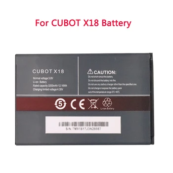 Nové Originální 3200mAh Pro Cubot X18 Baterie pro Cubot X18 Vysoce Kvalitní Náhradní velkokapacitní mobilní telefon Baterie