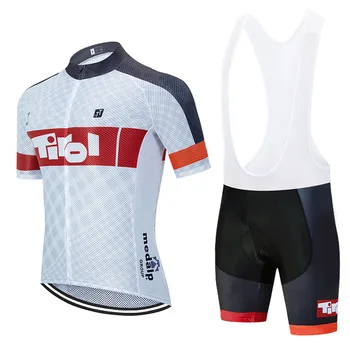 Nový 2020 TÝMU TIROL cycling jersey 20D kole Šortky set mtb Ropa pánské létě rychlé suché pro jízda na KOLE košile Maillot Culotte nosit