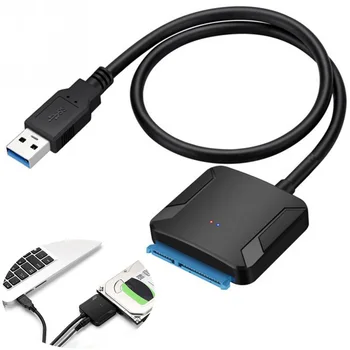 Nový SATA Na USB 3.0 2.5/3.5 Palců HDD SSD Pevný Disk Converter Kabel Adaptér Odolný, Snadno použitelný Přenosný Užitečné Flexibilní