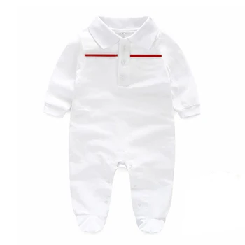 Nový příchod letní módní novorozence dětské oblečení bavlna krátký rukáv ropa bebe batole, dítě, chlapec, dívka, šaty A klobouk 3-24 měsíců
