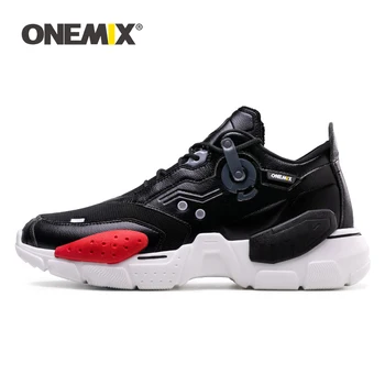 ONEMIX unisex Kožené Tenisky Běžecké Boty Venkovní Pěší Pánské Boty Sportovní Móda Profesionální sportovní Obuv Sneaker Boty
