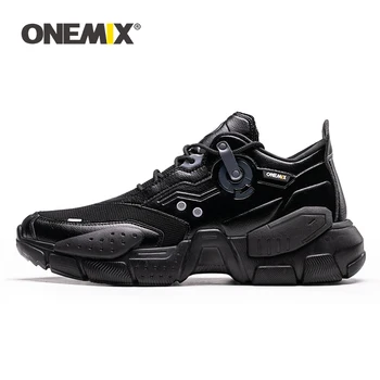 ONEMIX unisex Kožené Tenisky Běžecké Boty Venkovní Pěší Pánské Boty Sportovní Móda Profesionální sportovní Obuv Sneaker Boty