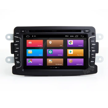Octa core android 10 auto dvd pro Dacia Lodgy Logan Duster Sandero 2 din rádio gps video, wifi, navigace, multimediální přehrávač