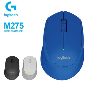 Originální Logitech M275 Bezdrátová Myš s 2.4 GHz USB Nano Přijímač Myši 1000 dpi pro Windows/Mac OS Reddot Award Winner