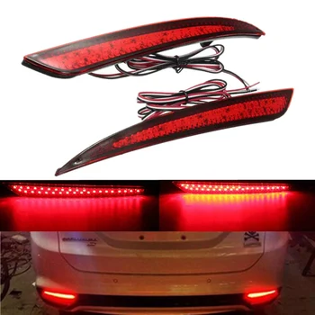 PMFC 1pár Ocas LED Světlo Nárazníku Červená Len Reflektor Zadní Brzdy, brzdové světlo Mlhové Světlo Pro Ford/Fusion Mondeo 2013