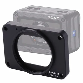 PULUZ pro Sony RX0/RX0 II Hliníkové Slitiny Přední Panel + 37mm UV Filtr Objektiv+Objektiv, sluneční clona a posádky a Scr Pro Sony RX0 Příslušenství