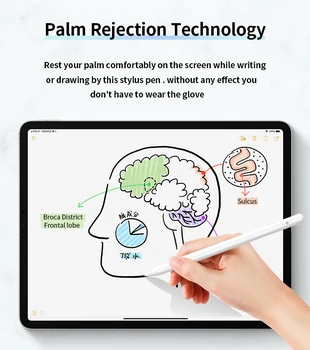 Palm Odmítnutí Inteligentní dotykové Pero Tužka Pro Apple iPad Pro 11 12.9 2020 Aktivní Stylus Dotykové Pero Pro iPad Vzduchu 3 2019 10.2 mini 5