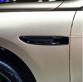 Piano Černé Auto Boční Blatník Kryt Čalounění 3D Nálepka Pro Jaguar XE F-Pace XF/XFL 2016 f pace Car Styling Příslušenství