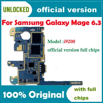 Plně testován na Samsung Galaxy Mega 6.3 i9200 i9205 základní Deska se Systémem Android,Originální odemčený Logické Desky dobré pracovní