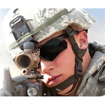 Polarizační Vojenské Taktické Brýle Muži Ženy Lovecké Střelecké Brýle UV Ochrana CS Hra Paintball pěší Turistika Vojenské Brýle