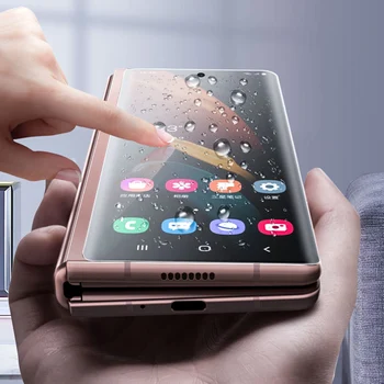 Polární Záře Pro Samsung Z Fold 2 Screen Protector Transparentní Měkké Hydrogelové Fólie Pro Samsung Galaxy Z Fold 2 Plné Krytí Film