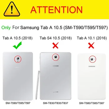 Pouzdro pro Samsung Galaxy Tab S 10.5,Slim Skládací Stojan Kryt Automatické Probuzení/Sleep pro Galaxy Tab 10.5 A2