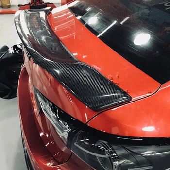 Použití Pro Mazda 6 Spoiler--2018 Rok Skutečný Lesklý Uhlíkových Vláken, Zadní Křídlo R Styl Sportovní Příslušenství Kit Tělo