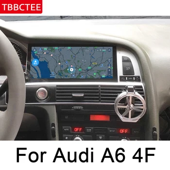 Pro Audi A6 4F 2005~2009 MMI Android Auto Rádio, GPS, Multimediální Přehrávač, originální styl Navigace, WiFi, BT, Dotykový Displej stereo mapě