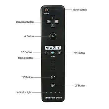 Pro Nintend Wii Motion Plus Wireless GamePad Dálkový Ovladač S Nunchuck Controle Joystick Pro Hry Wii Příslušenství