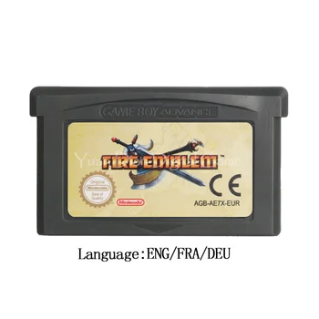 Pro Nintendo GBA Video Herní Kazety Konzole Karty FireEmblem EU Verze
