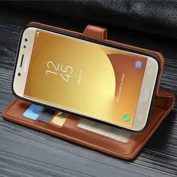 Pro Samsung Galaxy J5 Pro J530 Evropské verzi Kryt Peněženka PU Kůže Telefon Bag Pouzdro Jednoduché Držitele Karty Shell Doprava Zdarma