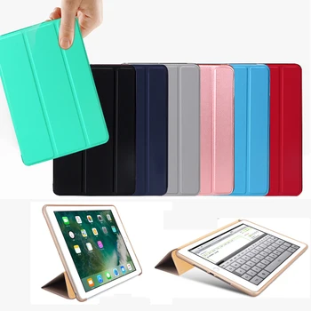 Pro iPad Air 2 Pouzdro, PU Kůže+Soft TPU Silikonové Trojdílné Stojan Smart Cover pro iPad air 2