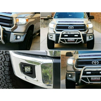 Pro období-2017 Toyota Tundra LED Mlhové Světlo Přední Nárazník Montážní Držák Sada