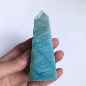 Přírodní quartz crystal point vzácné minerální feng shui, čakry karibiku kalcit křišťálově hůlka a léčení krystaly, kameny wholesal