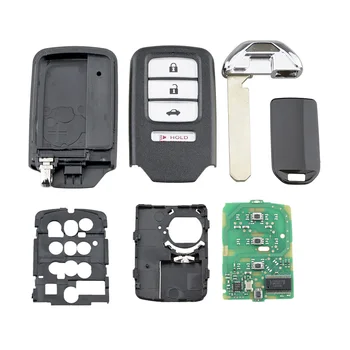 QWMEND KR5V2X 4 Tlačítka Smart Auto Klíče pro HONDA CIVIC EX 2017 2018 2019 433Mhz Auto Dálkové Klíč ID47 Čip