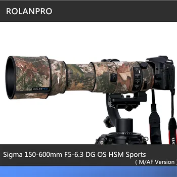 ROLANPRO Objektiv Fotoaparátu Maskovací pláštěnka Pro SIGMA 150-600mm F5-6.3 DG OS HSM Sports objektiv Rain Cover ochranné pouzdro
