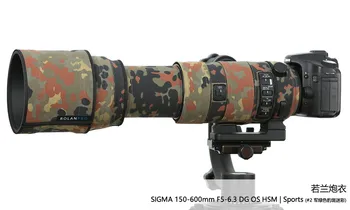 ROLANPRO Objektiv Fotoaparátu Maskovací pláštěnka Pro SIGMA 150-600mm F5-6.3 DG OS HSM Sports objektiv Rain Cover ochranné pouzdro