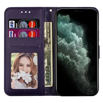Ražba Kožené Flip Pouzdro pro IPhone Xs Xr X 11 12 Pro Max Peněženka Držitel Karty Kryt pro IPhone 8 7 6 6s Plus Etui Coque Funda