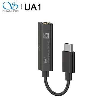 SHANLING UA1 Hi-Res ES9218P USB C DAC AMP Kabel Adaptéru PCM 32/384 DSD256 pro TYPE-C, Android, Windows