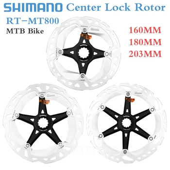 SHIMANO RT-MT800 SM-RT800 MTB/Silniční Kola CENTER Lock Kotouče 140/160/180/203 mm SM-RT86 Horské Kolo Šest Bolt Disc Rotor