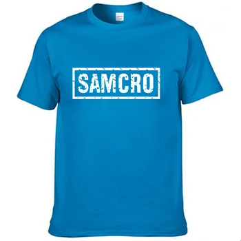 SOA Sons of anarchy dítě Módní SAMCRO Tisk T-Shirt Muži/ženy, Móda, Hip Hop krátký rukáv Bavlna Casual Pánská Trička