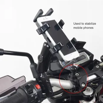 SPEEDWOW Motocykl řídítka Lištu Rail Tyč Držák Základna S 1 palec Míč Pro Gopro GPS Pracovat Pro Ram Držáky