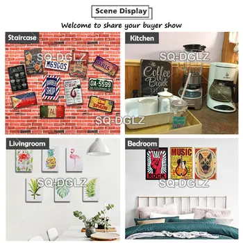 [SQ-DGLZ] Hot Coffee Set Kov, Znamení, Obchod, Bar Dekorace na Zeď Tin Znamení Vinobraní plechové Cedule Domova Malování Plakety Plakát
