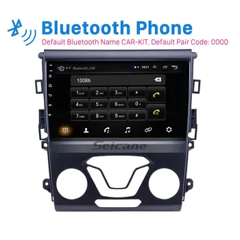 Seicane 2din Android 9.1 pro Ford Mondeo 2012-Aftermarket 9 palcový Auto GPS Audio 3G Wi-fi Rádio Tuner Auto Multimediální přehrávač