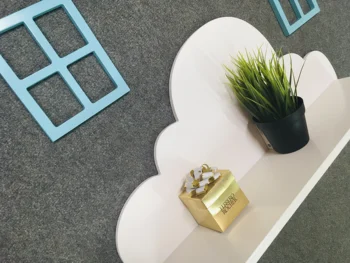 Shelf-cloud nábytek dřevěný designer police pro dítě v dětském pokoji pokoj dekor pro dětský pokoj