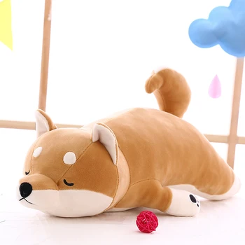 Shiba Inu mazlit se psa plyšová hračka Akita pes měkká panenka dívka dárek k narozeninám spaní Corgi polštář