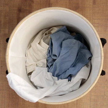 Silný dvojitý koš bavlny a ložní prádlo skládací vody koš na prádlo hračky, úložný koš odpadní koš