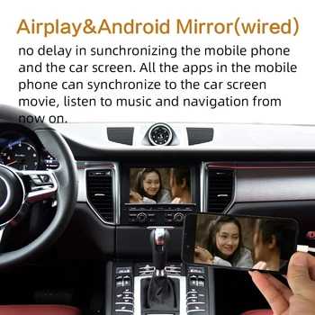 Sinairyu OEM Bezdrátová Apple CarPlay pro Porsche PCM 3.1 Android Auto Cayenne Cayman Macan Panamera, Boxster 718 991 911 Auto play