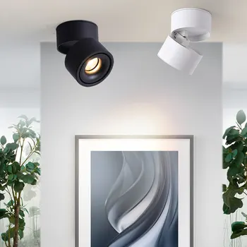Stmívatelné 9W LED Stropní Železniční lampa Domácnosti Nordic MainLiving pokoj Ložnice Koupelna Předsíň Verandě Uličky Reflektor Downlight