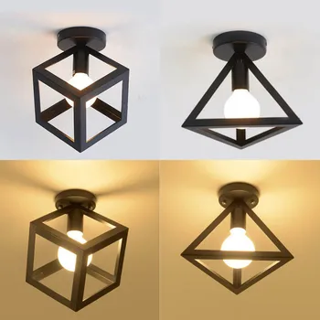 Stropní Svítidlo Moderní Mini Lakování Kovových Trojúhelník Cube Stropní Svítidlo pro Chodbě, Ložnici, Kuchyň Dekorativní osvětlení Místnosti
