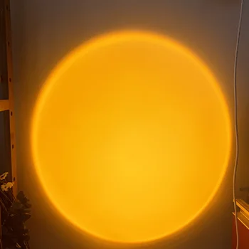 Sunshine Live Pozadí Projekční Lampa Slunce Nikdy Nastavit Barevné Světlo Na Zeď Crystal Duhová Projekce Světla