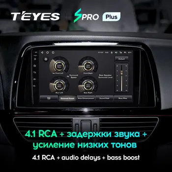 TEANO SPRO Plus Pro Mazda 6 3 GL GJ 2012 - 2017 Auto Rádio Multimediální Video Přehrávač, GPS Navigace pro Android 10 Č. 2din 2 din dvd