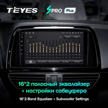 TEANO SPRO Plus Pro Mazda 6 3 GL GJ 2012 - 2017 Auto Rádio Multimediální Video Přehrávač, GPS Navigace pro Android 10 Č. 2din 2 din dvd